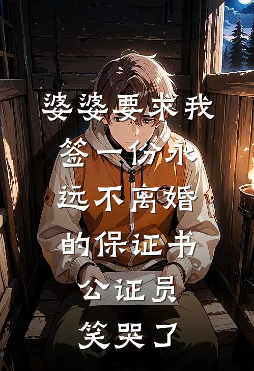 婆婆要求我签一份永远不离婚的保证书，公证员笑哭了