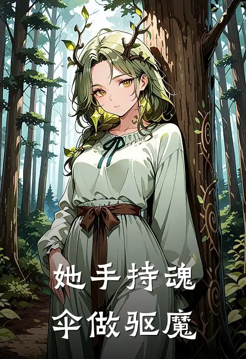 她手持魂伞做驱魔